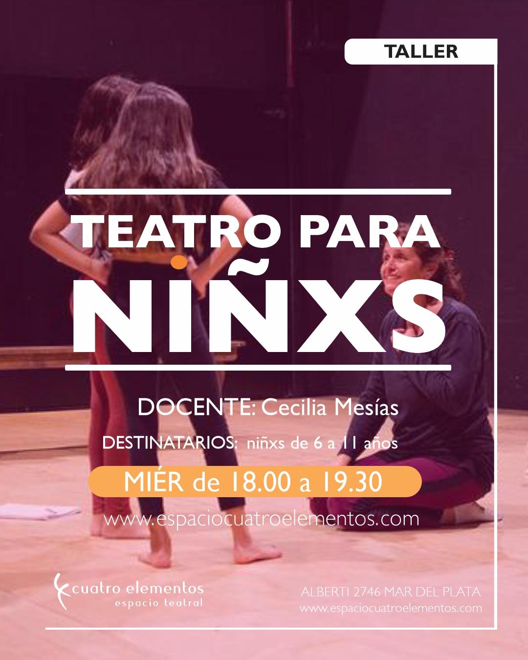 TALLER DE TEATRO PARA NIÑXS 