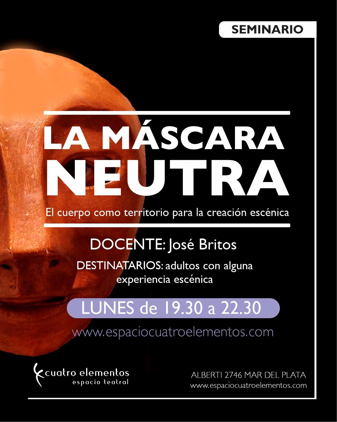 SEMINARIO: LA MÁSCARA NEUTRA.