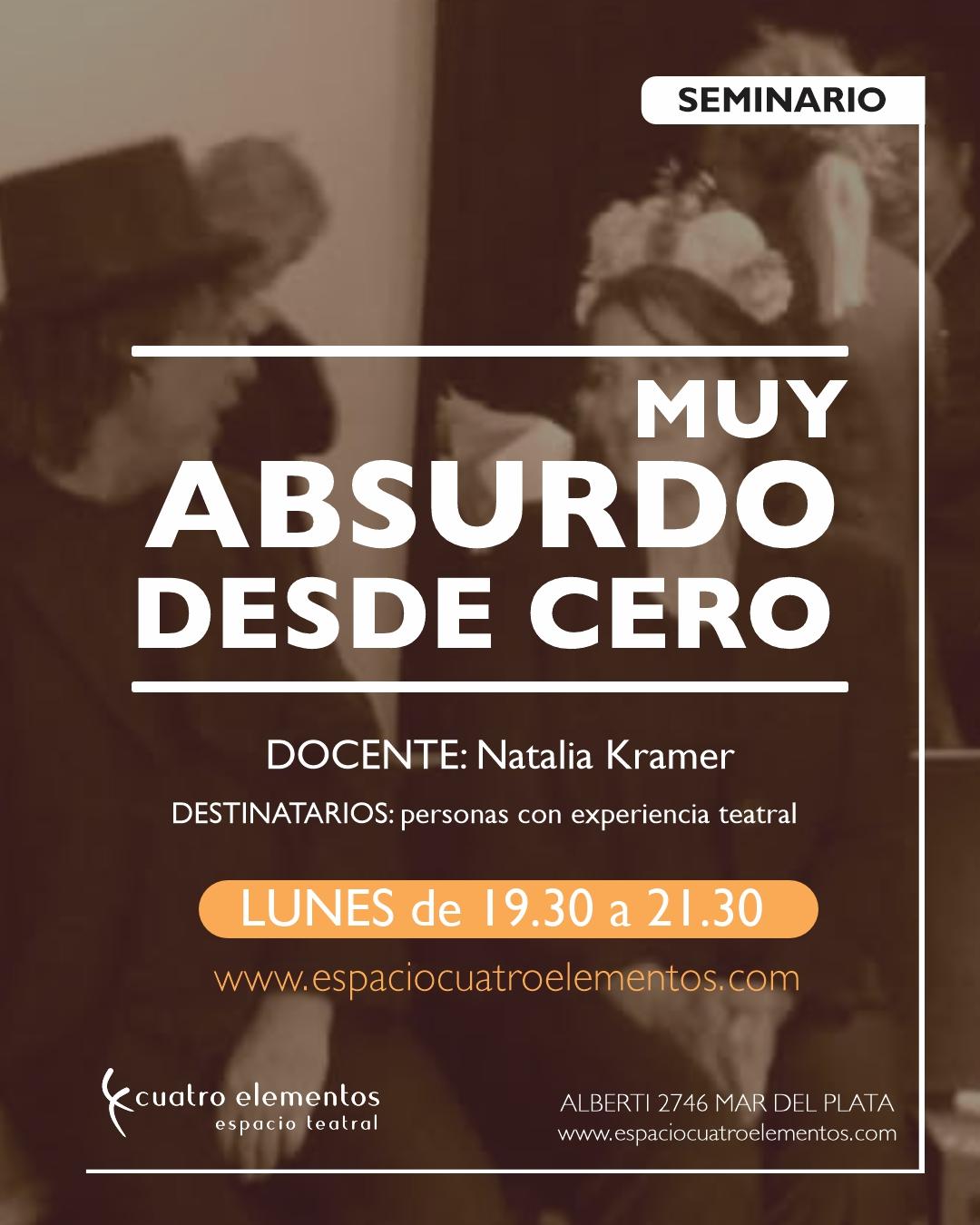  SEMINARIO: MUY ABSURDO DESDE CERO